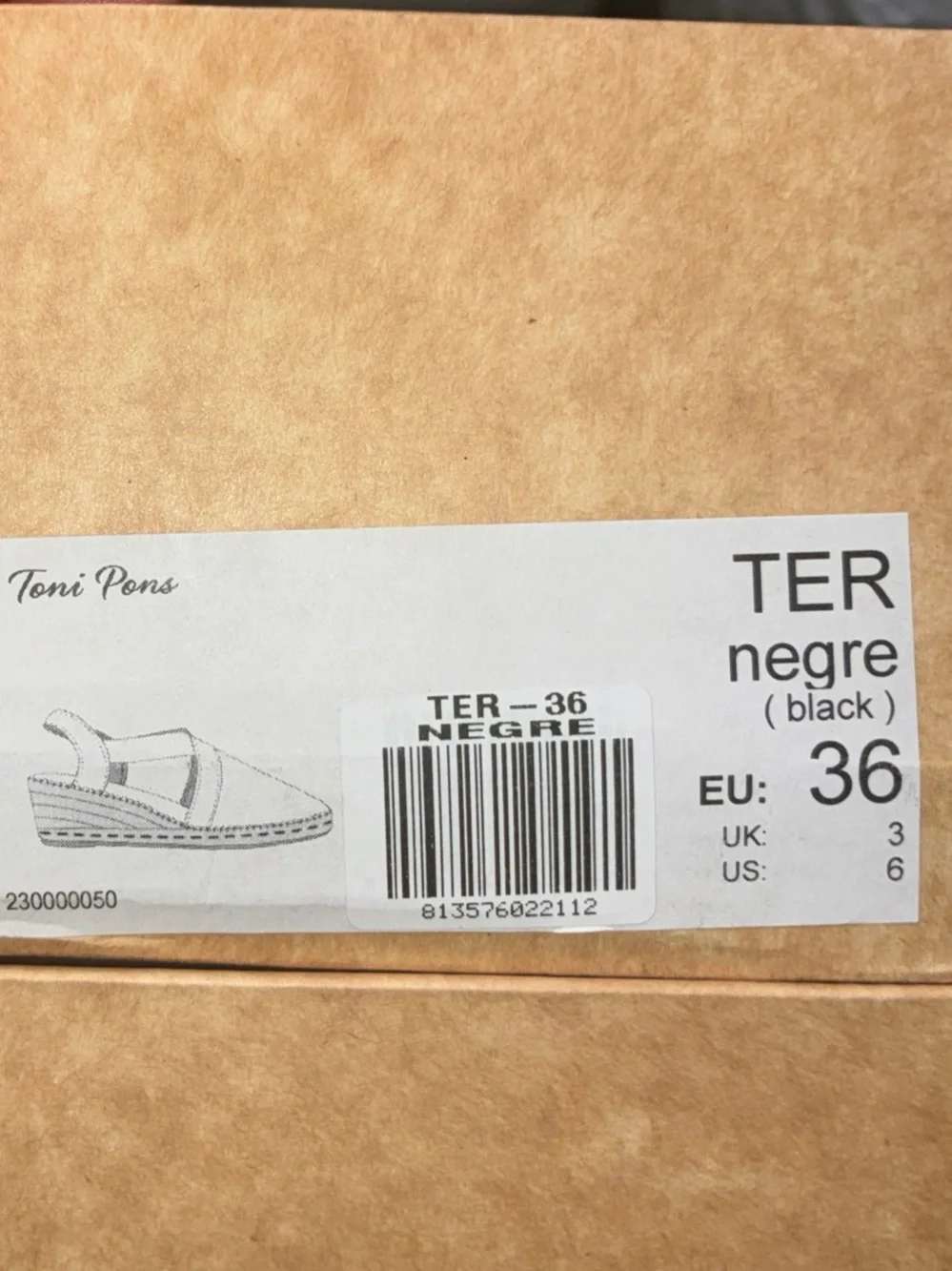 Toni Pons Ter Slingback Espadrille medium wedge sandals Size: 35 US 5M